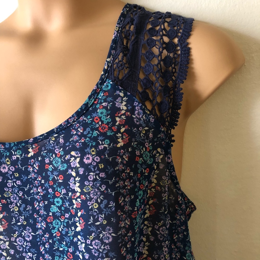 Navy blouse